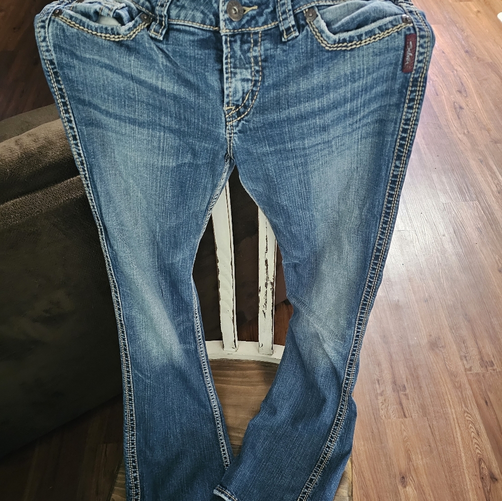 Silver jeans